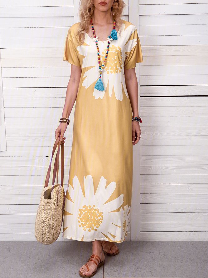 Everyday Women's Dress Casual Daisy Print Dress