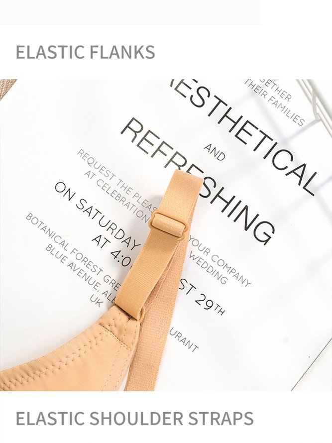 Breathable Plus Size D Cup Wired Bra