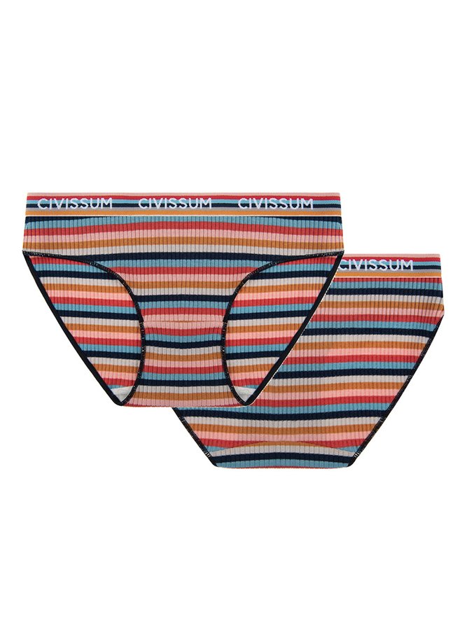 Pride Month Breathable Comfort Color Stripe Panty
