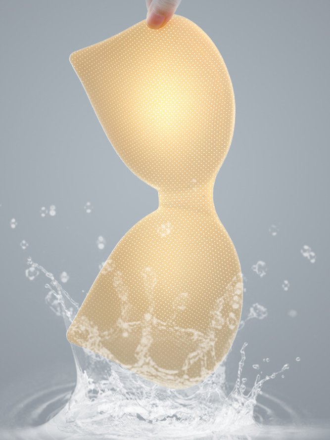 Seamless Push Up Side Button Wireless Bra Plus Size