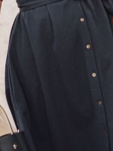 Casual Plain Shirt Dress