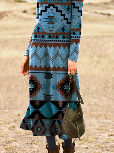 Regular Fit Cotton Blends Dress