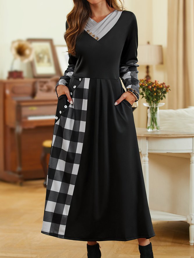 Cotton Blends Regular Fit Casual Knitting Dress