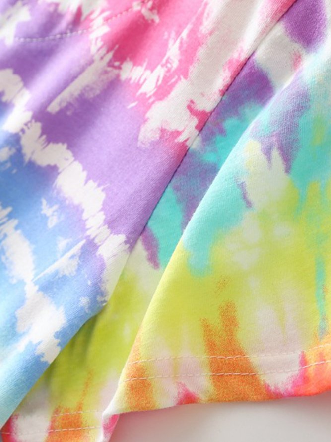 Breathable Comfortable Tie-Dye Loose Casual Nightdress