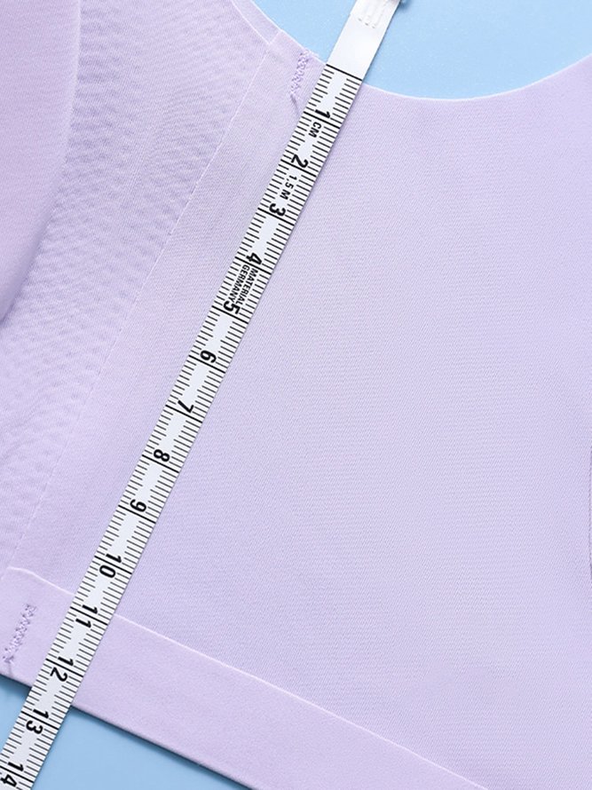 Sexy Lace Push Up Comfortable Seamless Back Button Bra