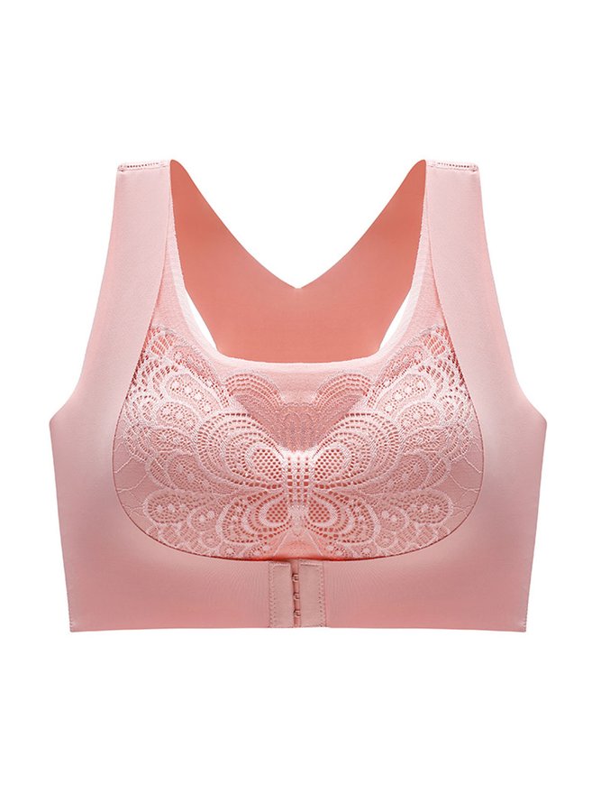 Comfortable and Soft Front Open Button Push Up Underwear Plus Size