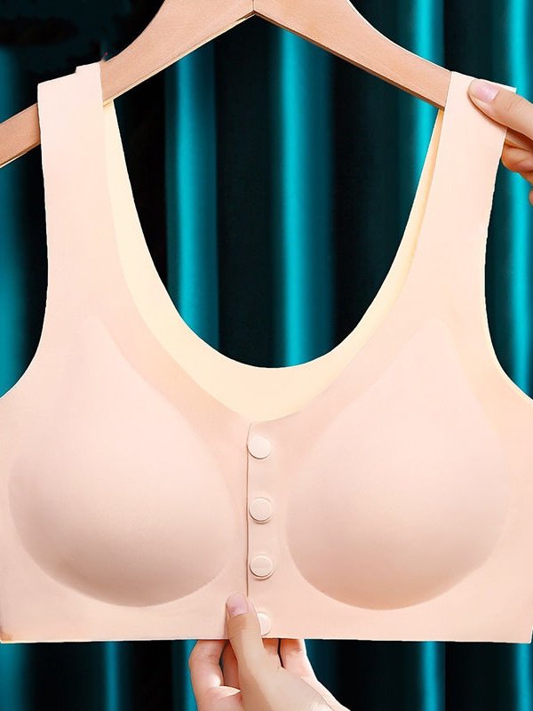 Casual Plain Bra & Bralette