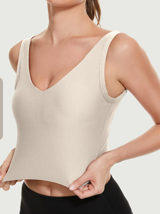 Plain Casual Sports Bra