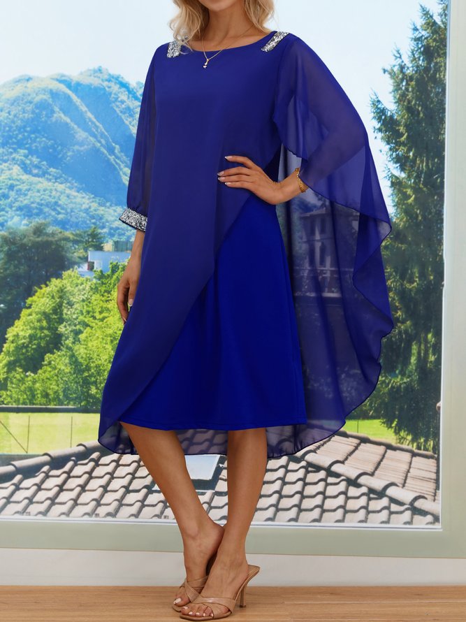 Chiffon Sequin Party Wedding Dress