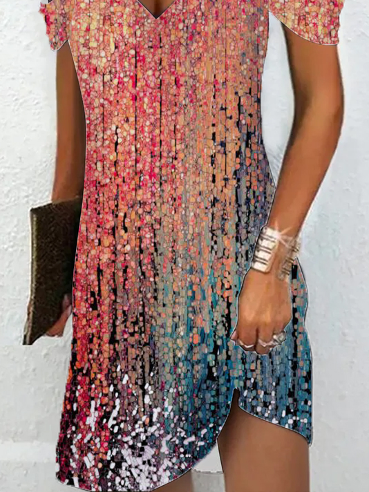Casual Ombre Spaghetti Loose Summer Dress