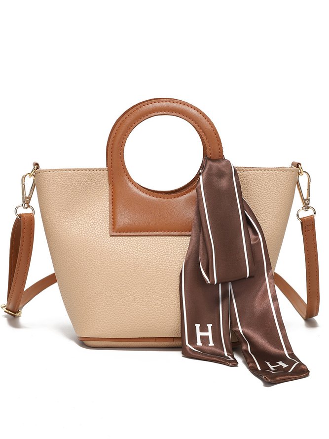 Urban Casual Simple Leather Handbag Messenger Bag Daily Women Jewelry