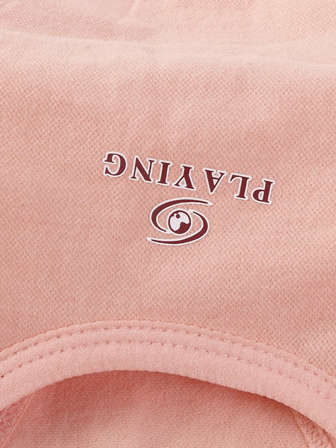 Sports Lettering Shock Absorbing Sports Bra