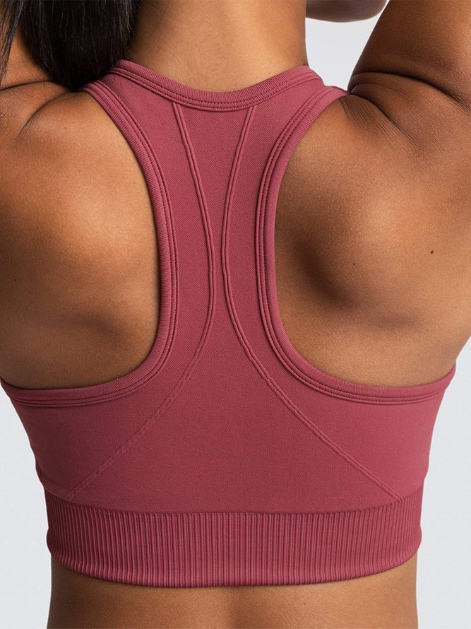 No Nnderwire Breathable Yoga Vest Running Sports Underwear Seamless Beautiful Back Sexy Sports Bra