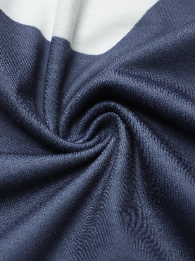 Holiday Ocean Anchor Navy contrast a-hem short Dress