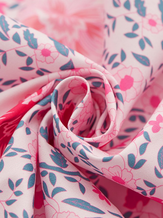 Bohemian long-sleeved dress