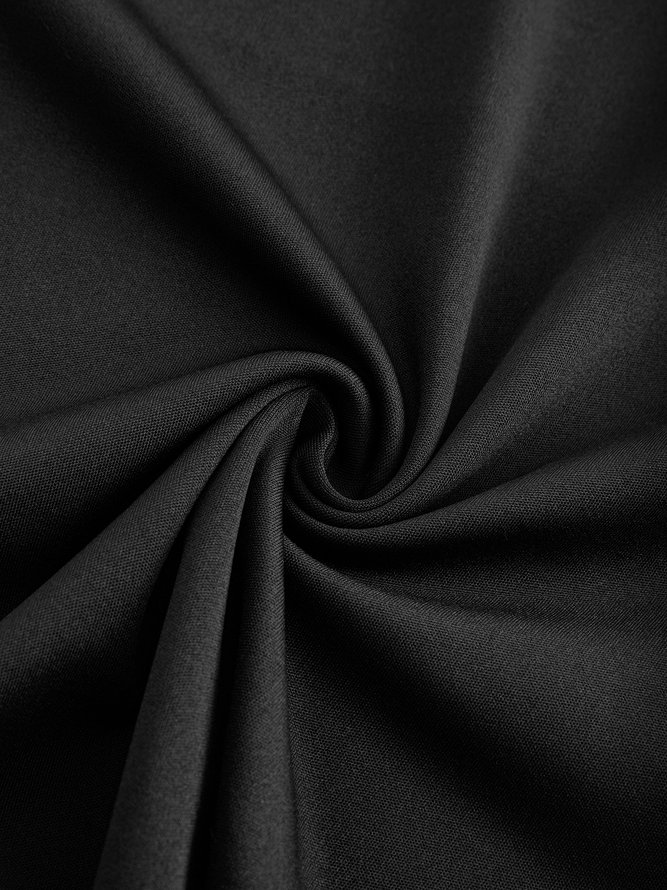 V Neck Solid Party Mini Prom Dress