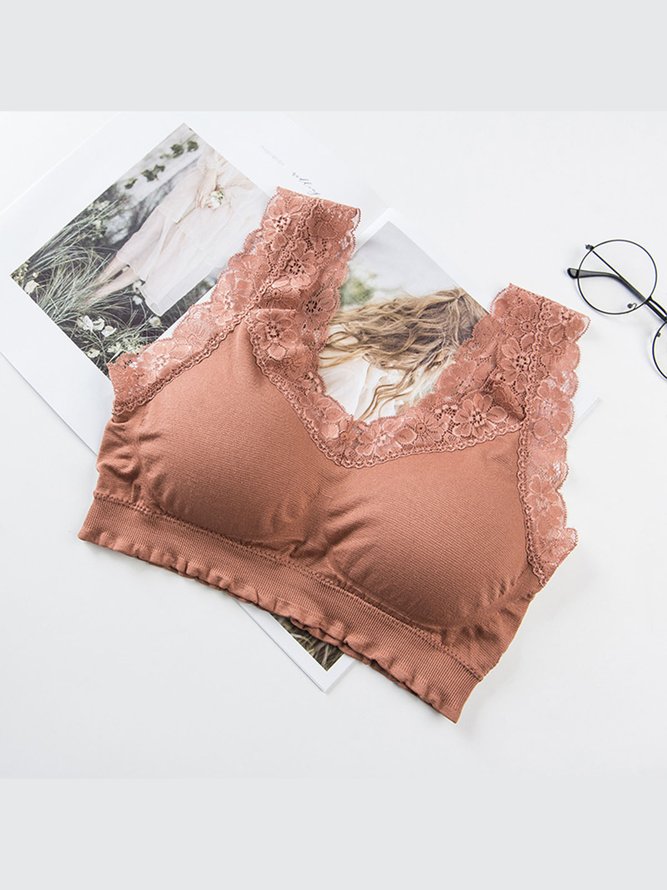 Sexy Lace Beautiful BackBreathable Vest Style Underwear