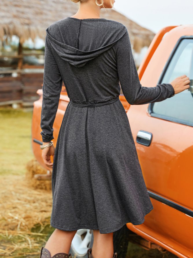 Casual Hoodie Halloween Dress