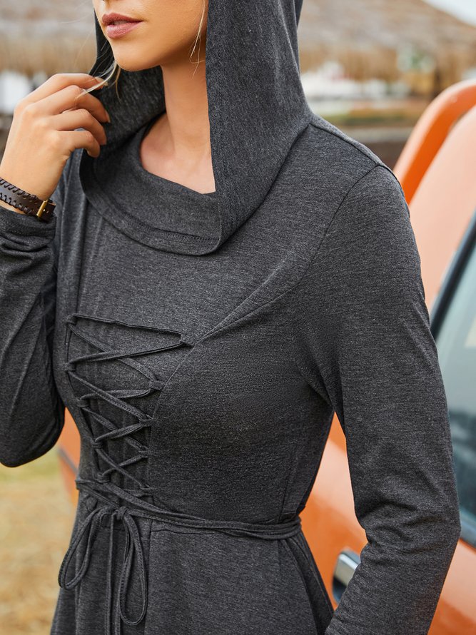 Casual Hoodie Halloween Dress