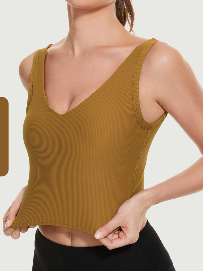 Plain Casual Sports Bra