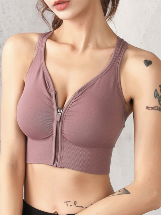 Jersey Sports Plain Sports Bra