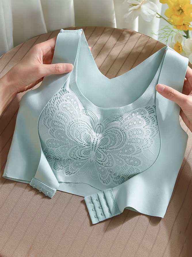 Comfortable and Soft Front Open Button Push Up Underwear Plus Size