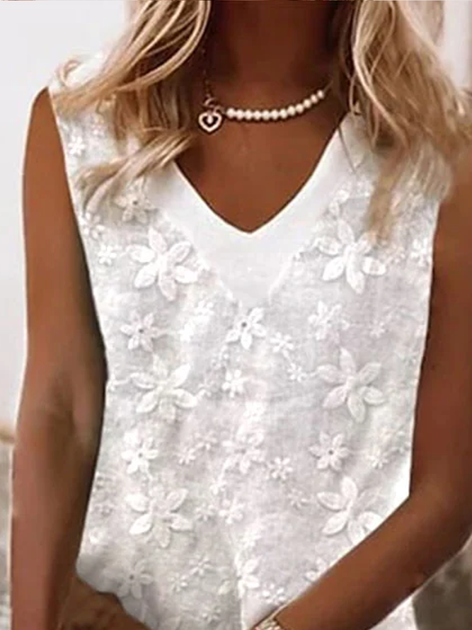 Linen Loose Cotton And Linen Plain Dress