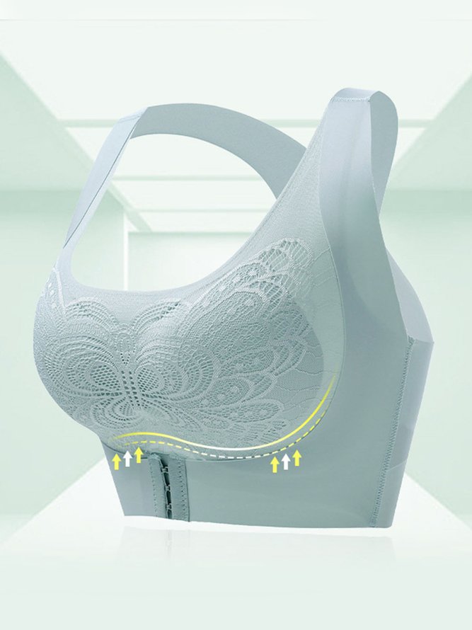 Comfortable and Soft Front Open Button Push Up Underwear Plus Size