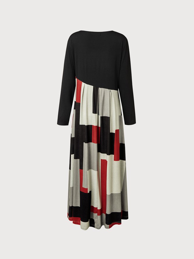 Regular Fit Cotton Blends Dress