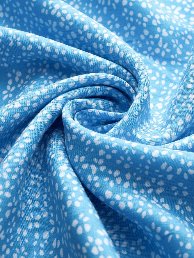 Ditsy Floral Plus size Sleeveless Dresses