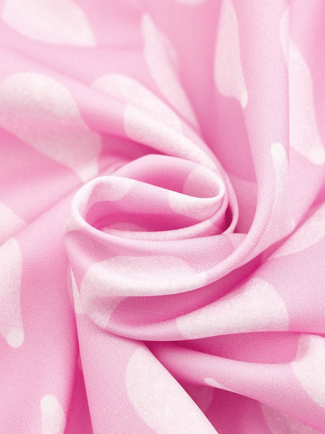 Printed V Neck Shift Casual Floral Maxi Weaving Dress