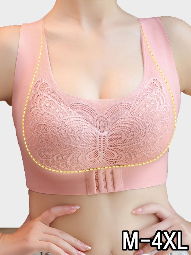 Comfortable and Soft Front Open Button Push Up Underwear Plus Size