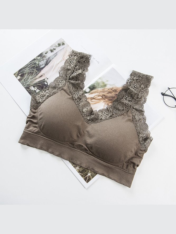 Sexy Lace Beautiful BackBreathable Vest Style Underwear