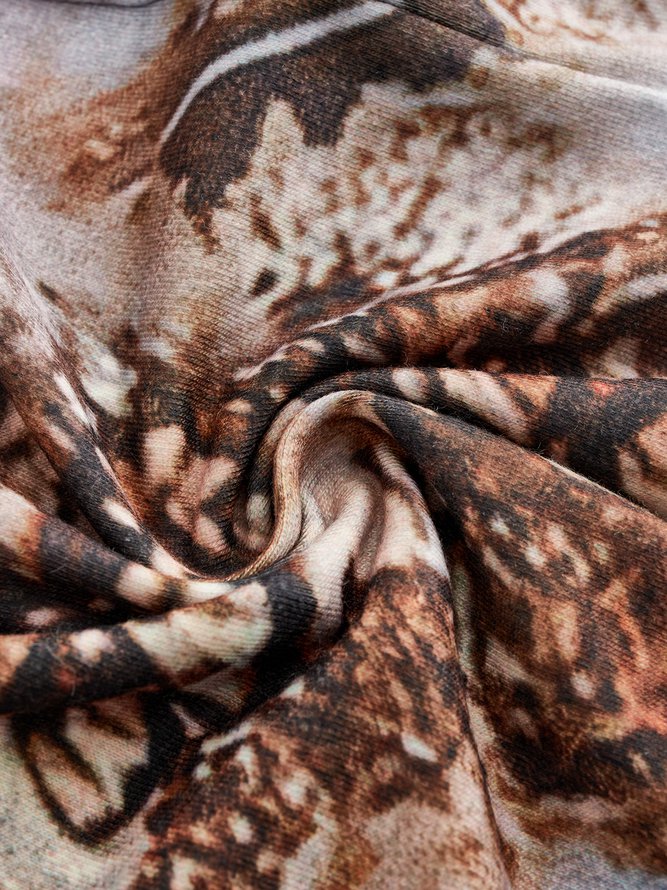 V Neck Ombre Vacation Maxi Dress