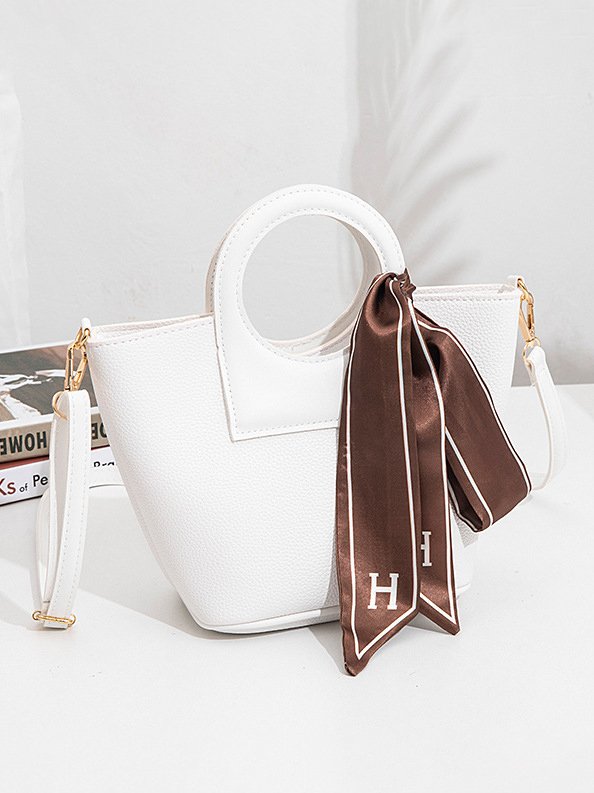 Urban Casual Simple Leather Handbag Messenger Bag Daily Women Jewelry