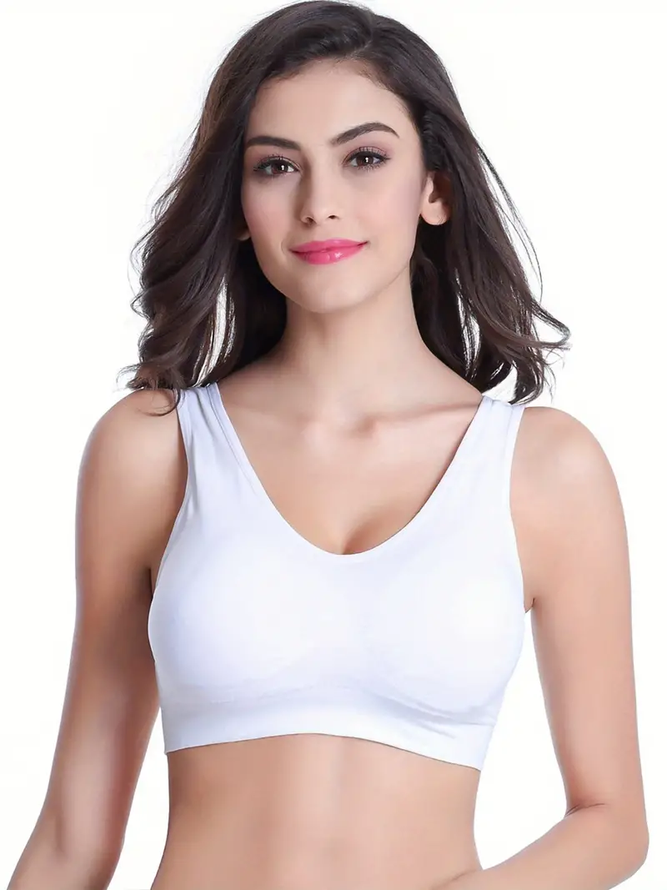 Plain Casual Sports Bra