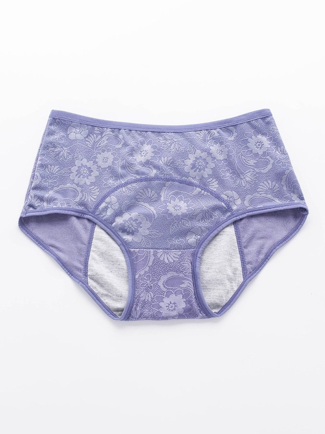 Breathable Comfortable Lace Jacquard Menstruation Physiological Panties