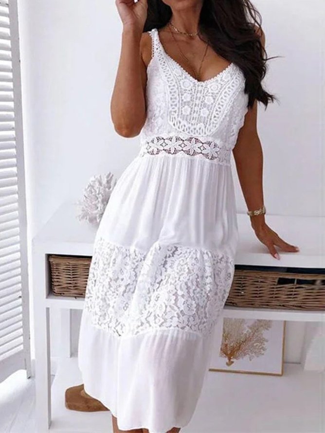 Elegant Lace Regular Fit Dress