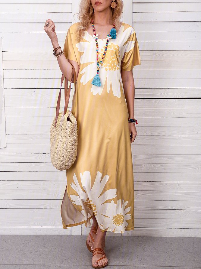 Everyday Women's Dress Casual Daisy Print Dress