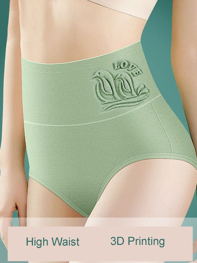 Breathable Casual Cotton Floral Panties