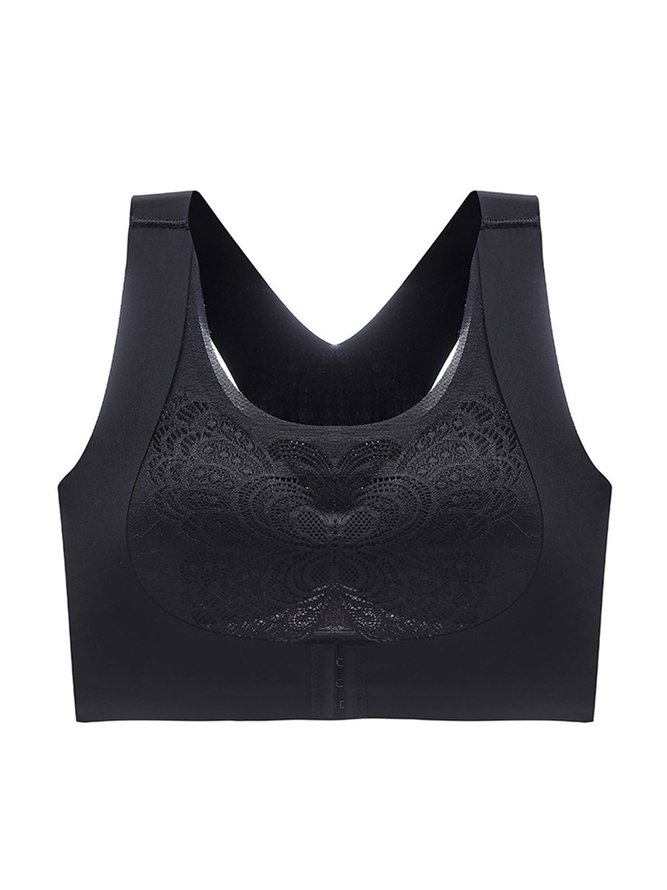 Comfortable and Soft Front Open Button Push Up Underwear Plus Size