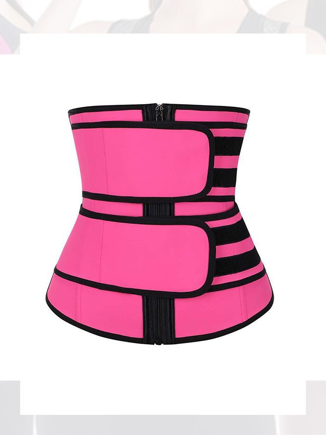 Fitness Sports Protection Velcro Zipper Belt Unisex