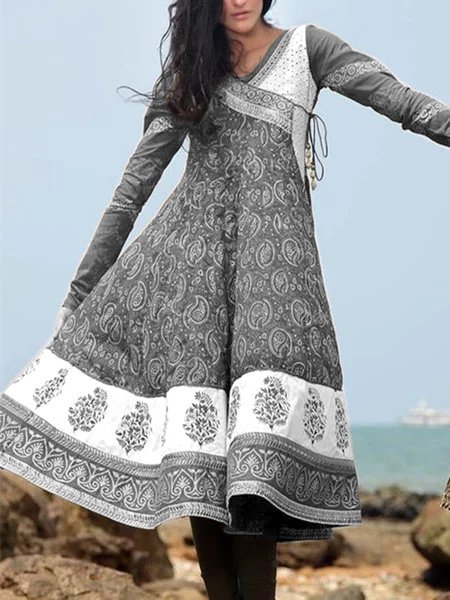 Cotton Casual Weaving Dress