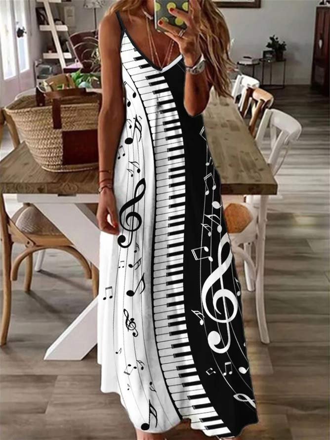 Crew Neck Casual Color Block Loose Dress With No Belt