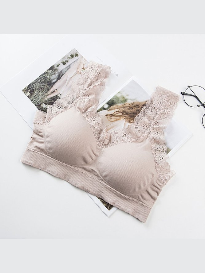 Sexy Lace Beautiful BackBreathable Vest Style Underwear