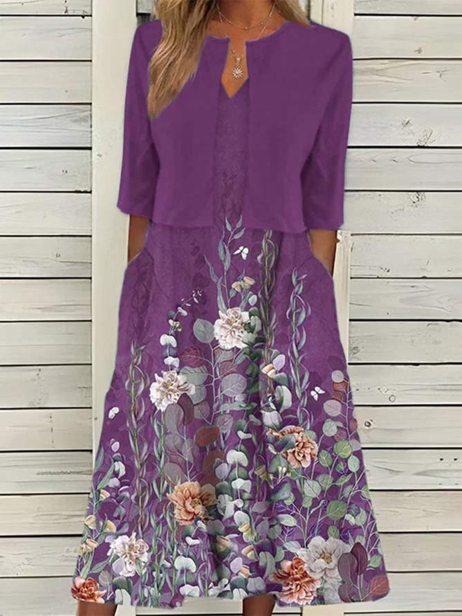 Floral Elegant Two-Piece Set