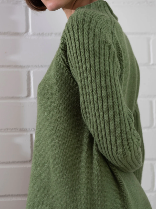 Crew Neck Plain Loose Dress