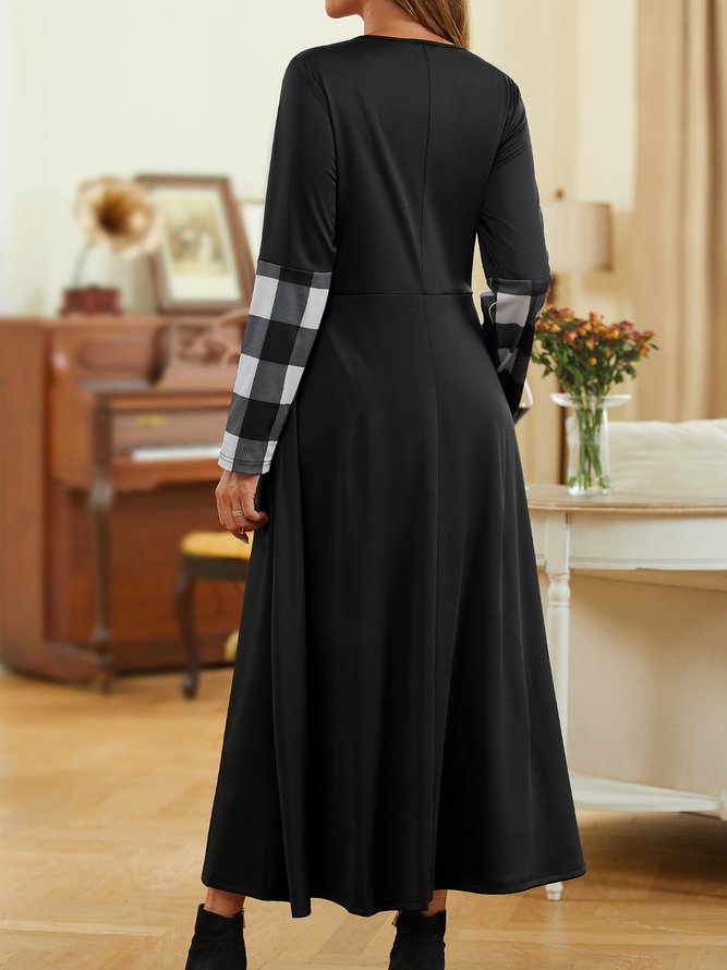 Cotton Blends Regular Fit Casual Knitting Dress