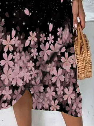 women's floral elegant gown dress