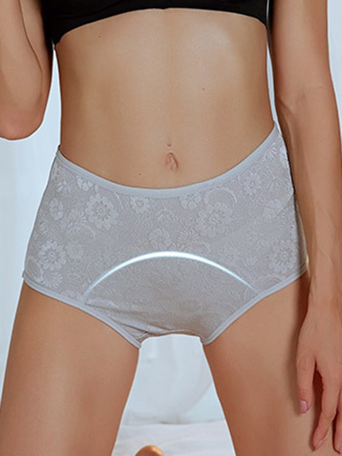 Breathable Comfortable Lace Jacquard Menstruation Physiological Panties